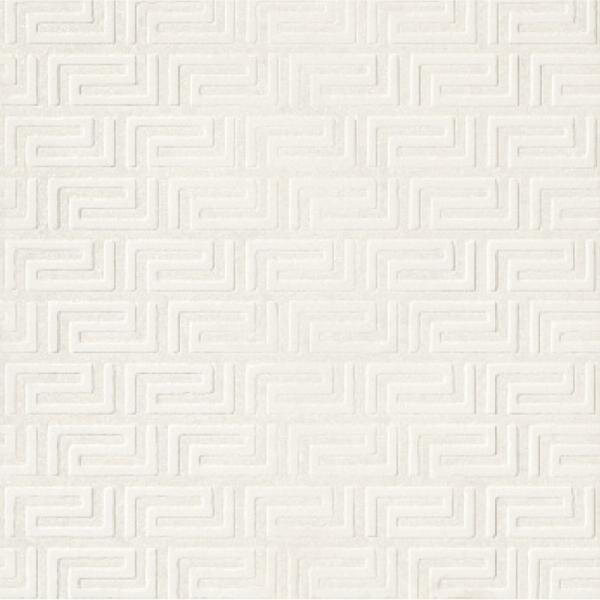Декор Modulo Greca White Levigato 39.4x39.4 Palace Gold Versace з колекції Palace Gold Versace