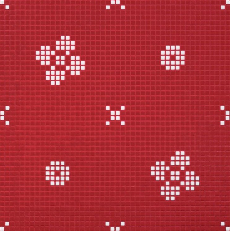 Мозаїка Catina Rosso 58.6x58.6 Decori Opus Romano Bisazza з колекції Decori Opus Romano Bisazza