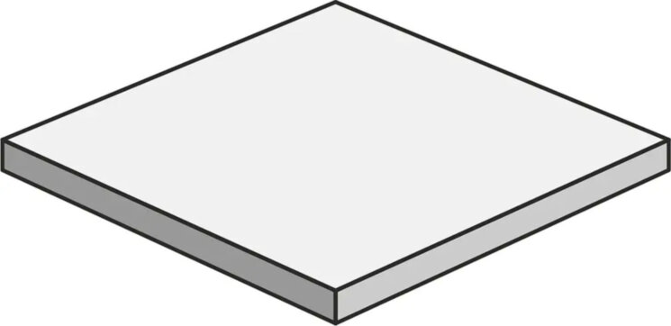 Кутова сходинка  - 34x34 Le Resine Angolare CR Dx Grigio R Le Resine з колекції Le Resine Tuscania