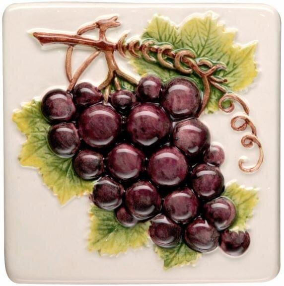 Декор Black Grapes 10x10 La Belle Original Style з колекції La Belle Original Style