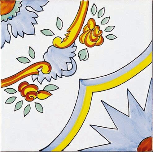 Декор (20x20) Valeria Mediteranea - Ceramica Artistica Vietrese з колекції Ceramica Artistica Vietrese Giovanni De Maio