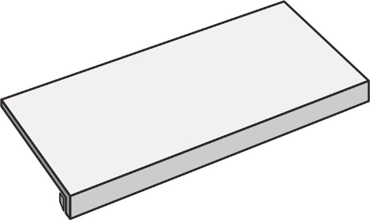 Сходинка (34x60) EGDSQ90 Grd Pls Artic Fiammata Rtt - Stonequartz з колекції Stonequartz Cotto dEste