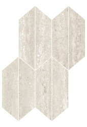 Мозаїка Travertino Vein Bianco Mosaico Losanga - 29.4x40.7 RCLE Realstone_Travertino