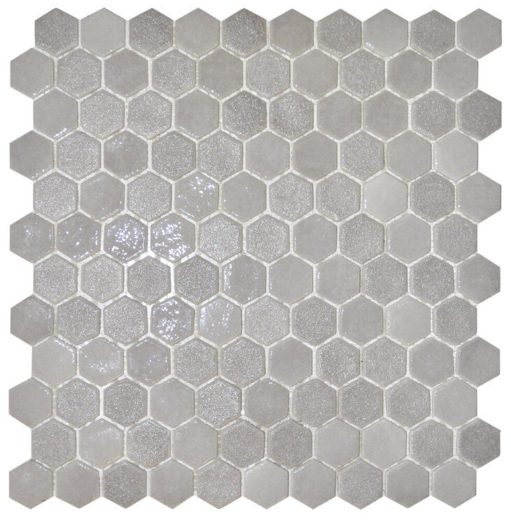Мозаїка (31.9x29) 2002923 Hex Blend Cloud - Hexagon Blends з колекції Hex Zement Onix Mosaico