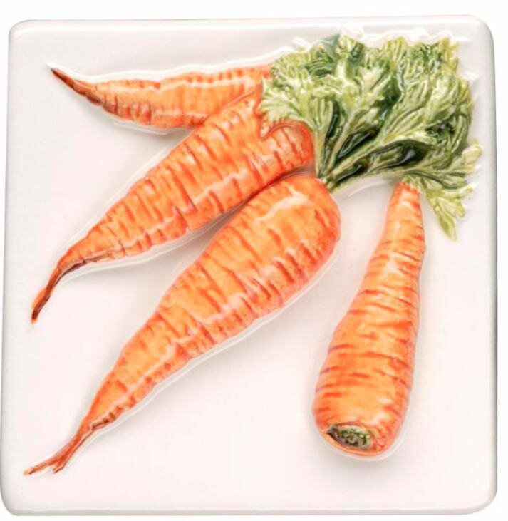 Декор Carrots Clematis 10x10 La Belle Original Style з колекції La Belle Original Style Декор Carrots Clematis 10x10 La Belle Original Style з колекції La Belle Original Style