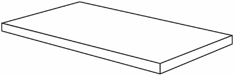 Кутова сходинка (33x60) 89237 Gradino Costa Retta Angolo Dx Naxa Lap. Ret.xh3,2 - Lascaux з колекції Lascaux La Fabbrica