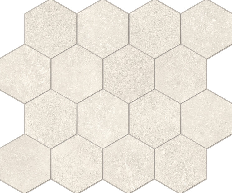 Мозаїка 26x30 Stone Icons Milk Mosaico Esagona - Stone Icons - STI138 з колекції Stone Icons Fondovalle Мозаїка 26x30 Stone Icons Milk Mosaico Esagona - Stone Icons - STI138 з колекції Stone Icons Fondovalle