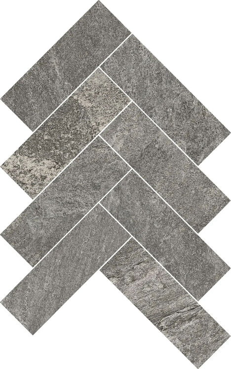 Мозаїка Slatestone Ash Mosaico Herringbone 5 15 T 8 Matt - 21.5x29.4 200701 Slatestone з колекції Slatestone Cerdisa