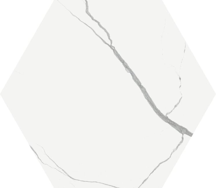 Плитка Esagona Marmo Bianco 22.5x19.5 Mate 41zero42 з колекції Mate 41zero42