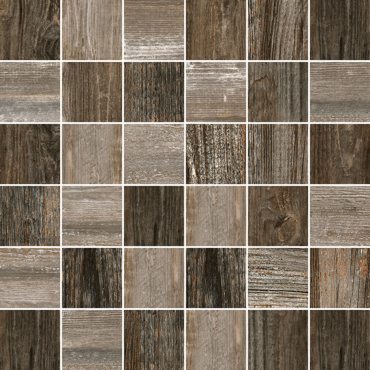 Мозаїка 5x5 Multibrown - Artwood - 591320 з колекції Artwood Ricchetti