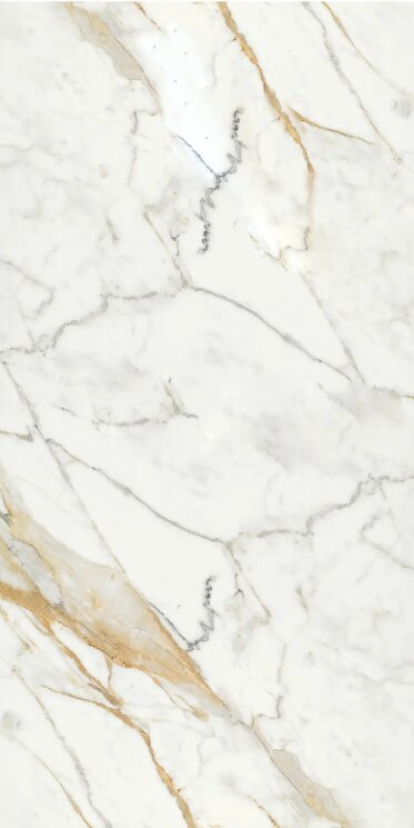 Плитка 75x150 R8XM Incanto Calacatta Michelangelo GlossyRt Ragno Incanto з колекції Incanto Ragno