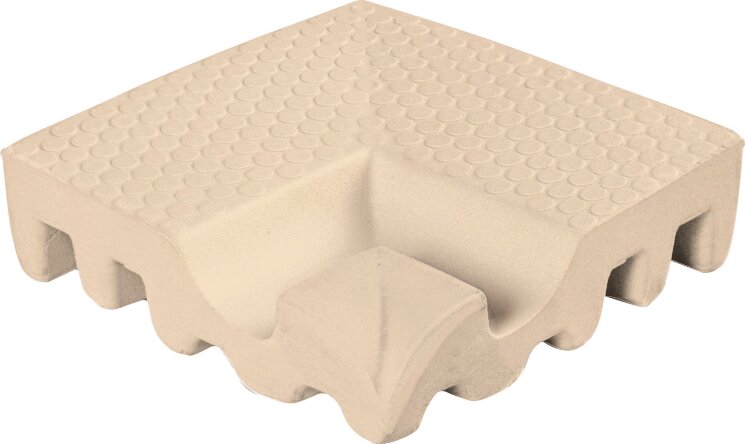 Бортик для басейну 12x12 422-Be-Borde Ang/Int Dots Beige-Public Pools-A035484 з колекції Public Pools Ape