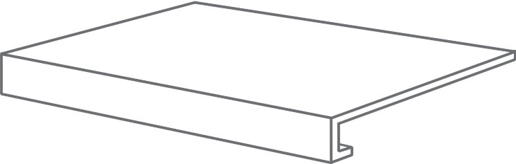 Сходинка 33x60 Grad. Cr Greige Falda Ret - Stone Project - 1C675R з колекції Stone Project Ergon