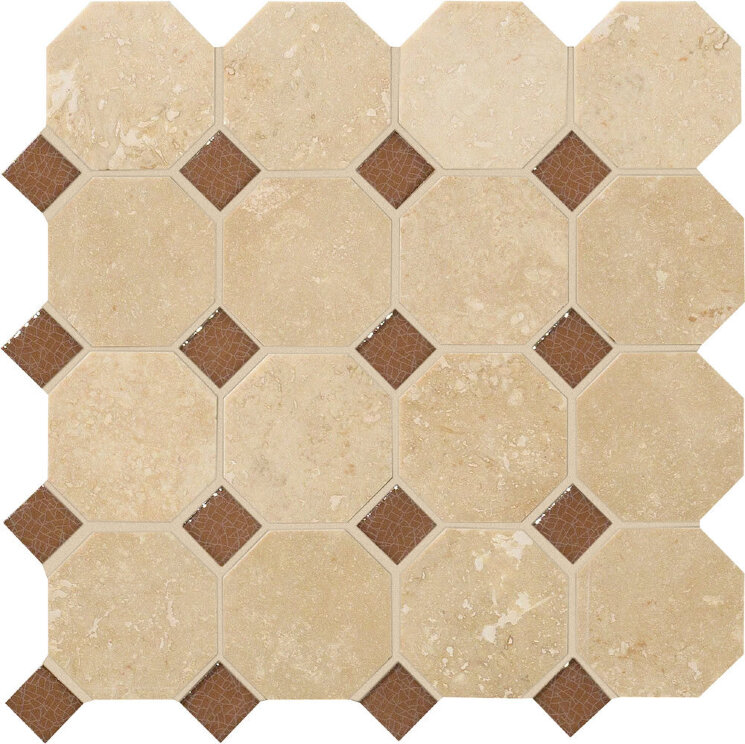 Мозаїка (30x30) G30072 Rialto Tabacco Ottagona - Rialto з колекції Rialto Vallelunga