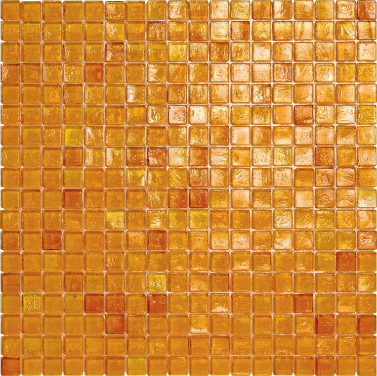Мозаїка 1,5x1,5 Amber 03 - Waterglass з колекції Waterglass Sicis