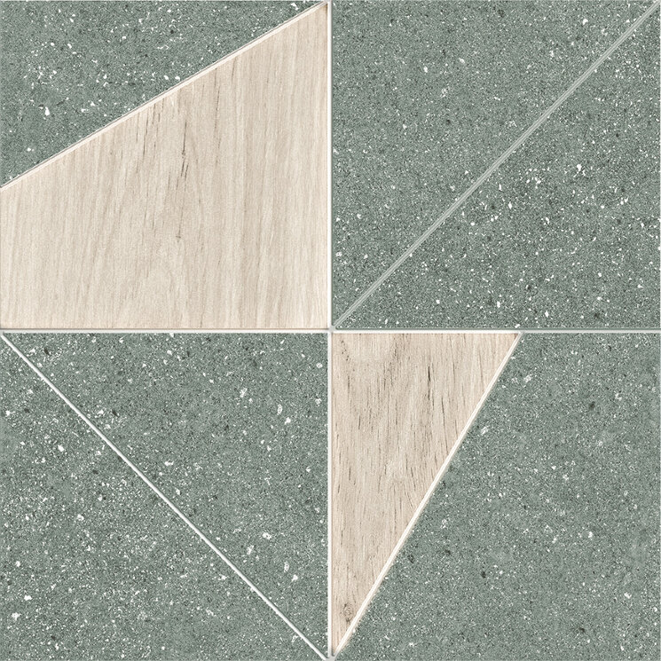 Декор 29x29 Tangram Greencopper/Nat - Grained - TTGR04MT29N з колекції Grained Terratinta