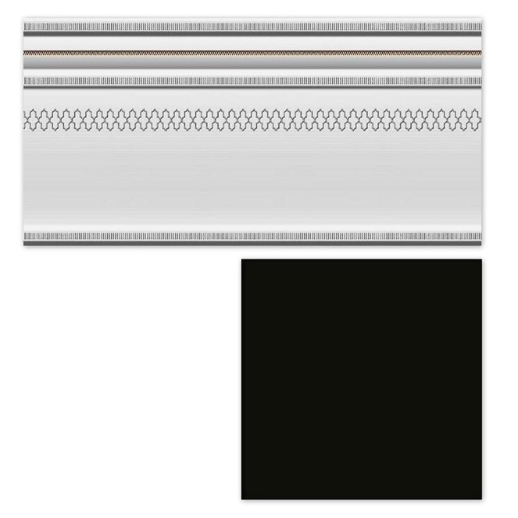 Плінтус Zocalo Classic Negro 15x30 Garden Heralgi з колекції Garden Heralgi Плінтус Zocalo Classic Negro 15x30 Garden Heralgi з колекції Garden Heralgi