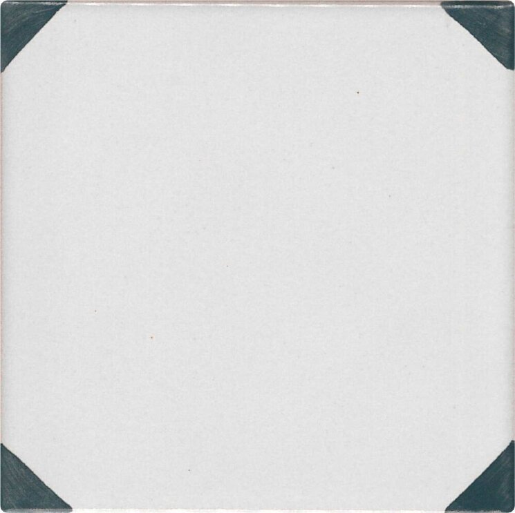 Плитка (10x10) CI NC/36 SC59 Grigio su fondo P/8 bianco puro - Novecento з колекції Novecento Made a Mano