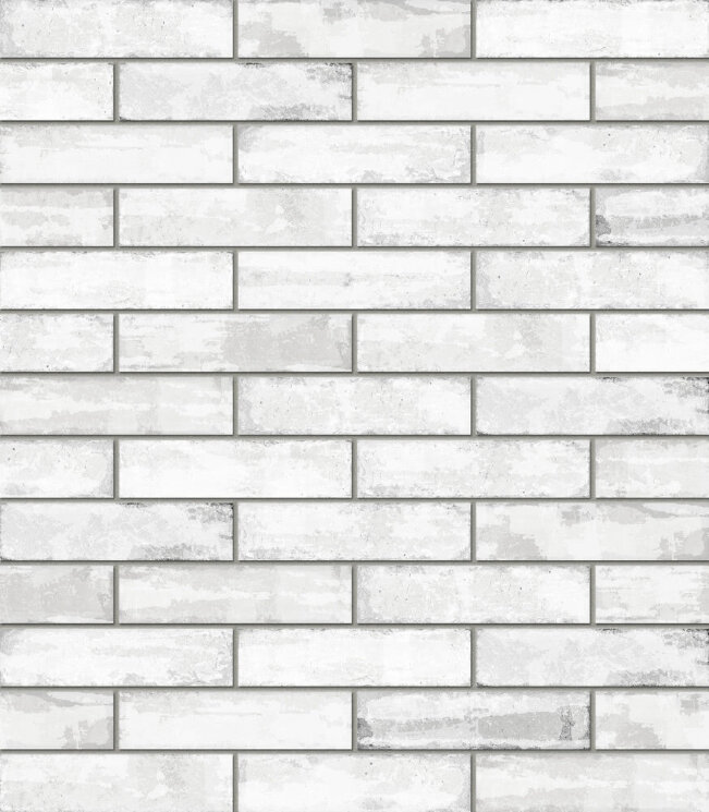 Декор (7.5x30) D271 BRL.WHITE DEC. - Brick Lane з колекції BrickLane Marca Corona