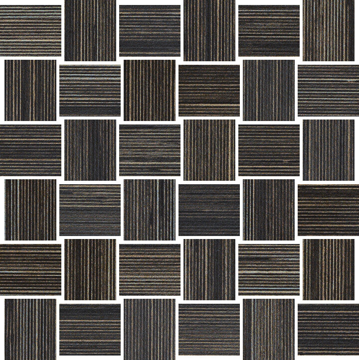 Мозаїка 30x30 Mos. Intr. Shibusa Wenge - Shibusa - 1005436 з колекції Shibusa Isla Tiles