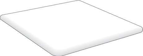 Сходинка Cart. Nebbia Curvo 33x33 Pietra De Firenze Natucer з колекції Pietra De Firenze Natucer