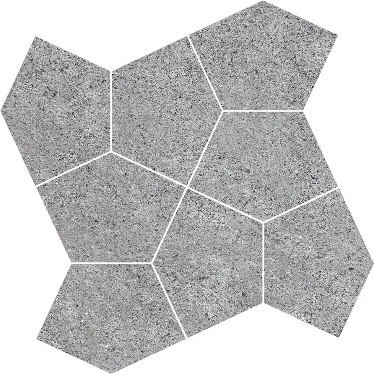 Плитка 31,5x31,5 Grafite Mosaico Penta Soft R. - Grecale - MP43 з колекції Grecale Refin Плитка 31,5x31,5 Grafite Mosaico Penta Soft R. - Grecale - MP43 з колекції Grecale Refin