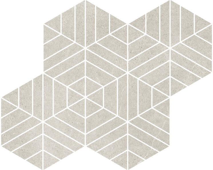 Мозаїка 27,8x34,8 Light Grey Esagona - Ease - 163479 з колекції Ease Ricchetti