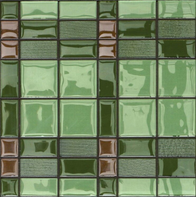 Мозаїка (30x30) SQM-SU-MU Squarry Set Uniti Muschio - Squarry з колекції Squarry VetroVivo