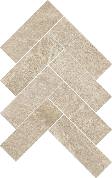Мозаїка Slatestone Beige Mosaico Herringbone 5 15 T 8 Matt - 21.5x29.4 200699 Slatestone з колекції Slatestone Cerdisa