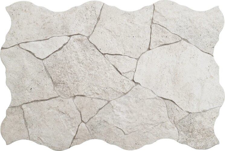 Плитка 44x66 BORGOGNA WHITE FLAGSTONE Realonda Borgogna White з колекції Borgogna White Realonda