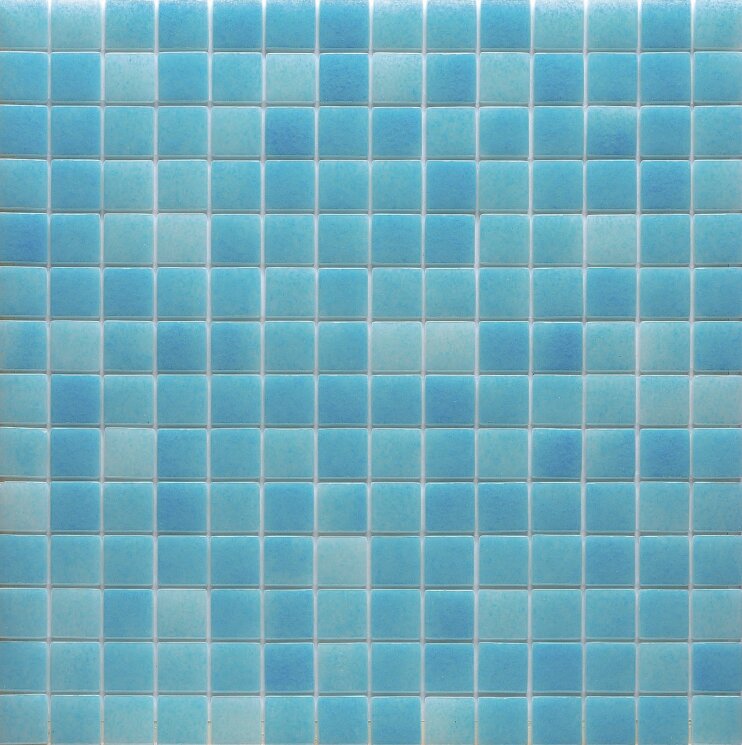 Мозаїка 2,5x2,5 Caribe Glossy-Niebla Piscinas з колекції Niebla Piscinas Hisbalit