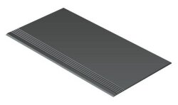 Сходинка (29.4x59.1) Stairstep Azulao Acetinado Rect - Tecnica