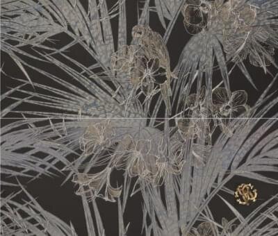 Панно Black Decoro Tropical Modulo Logo D+C 64x75 Natural Roberto Cavalli з колекції Natural Roberto Cavalli