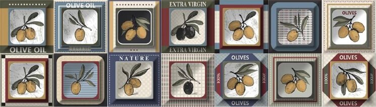 Декор Decor Cordoba Mix 10x10 Cube Absolut Keramika з колекції Cube Absolut Keramika