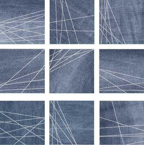 Декор Decor Indigo 13.8x13.8 Denim Wow з колекції Denim Wow