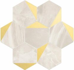 Мозаїка Esagona Triangolo Ambra Oro 30x28 Nolita Vallelunga