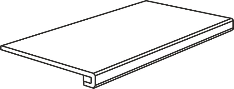 Сходинка 33x120 Ca - Foscari Gradino Costa Retta Lino Nat. Ret. - CA' Foscari - 94060 з колекції CA' Foscari La Fabbrica