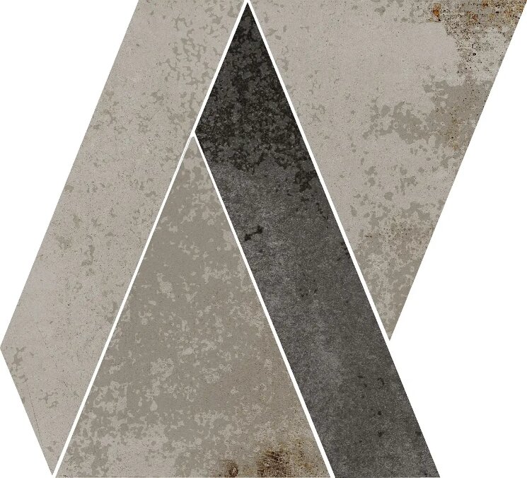 Мозаїка 22x27 0048277 Mos.Geometrico Mix Grey/Black Polis It's Different з колекції It's Different Polis