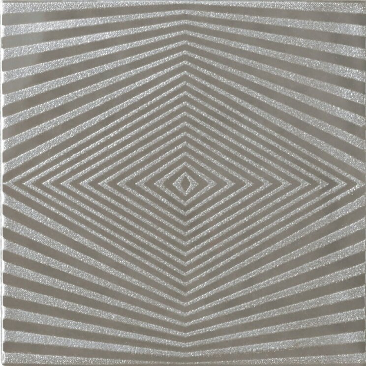 Декор (15x15) D/OPT.PI Decoro Optical Piombo - Silk з колекції Silk Tonalite