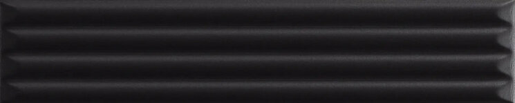 Плитка Black matt cannettato - 5x25 192122 Up з колекції Up La Fabbrica Ava