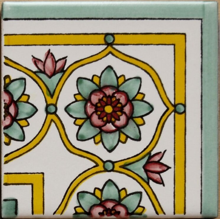 Декор (20x20) Verdiana Angolo20 IFestoni - Ceramica Artistica Vietrese з колекції Ceramica Artistica Vietrese Giovanni De Maio