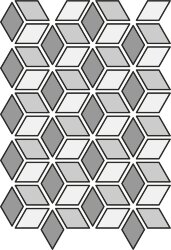 Мозаїка 27x40 XXS Rombo E THREE COLOURS Plus Etruria XXS