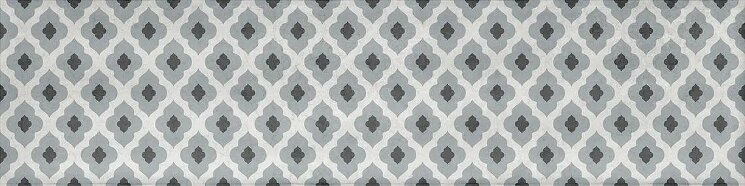 Плитка 7.5x30 POEMA WHITE DECOR SHINY  B66 ITT Ceramic Poema з колекції Poema ITT Ceramic