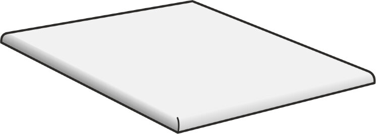 Кутова сходинка 60x60 De White Gradone Angolare Nat - Denverstone з колекції Denverstone Pastorelli