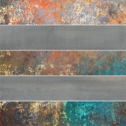 Мозаїка Denver mosaic brick corten inox 25х25