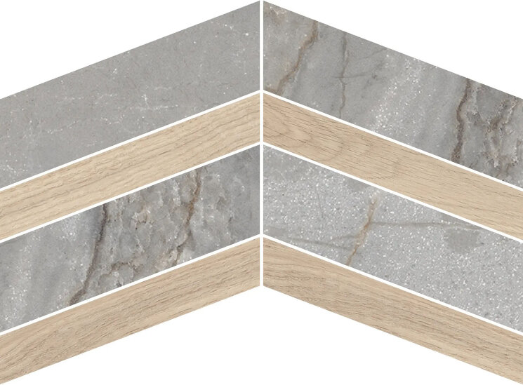 Мозаїка D NOVA TAUPE CHEVRON EP - 21.9x30 38119 Nova з колекції Nova Peronda Museum