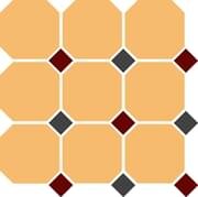 Плитка Ochre Yellow Brick-Red 30x30 Octagon Top Cer з колекції Octagon TopCer