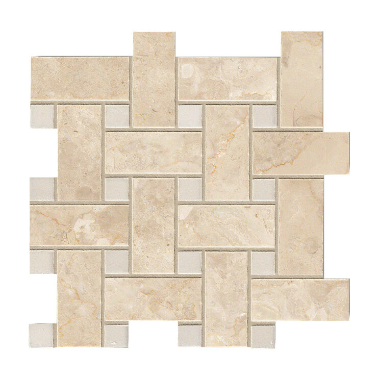 Мозаїка (30x30) G91424 Rialto White Basketweave - Rialto з колекції Rialto Vallelunga