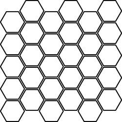 Мозаїка (30x30) RV2MS1P Reverso Beige Esagonop - Reverso