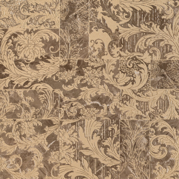 Декор (58.5x58.5) 2407170 Mod. Patch. Marrone - Marble з колекції Marble Versace Декор (58.5x58.5) 2407170 Mod. Patch. Marrone - Marble з колекції Marble Versace